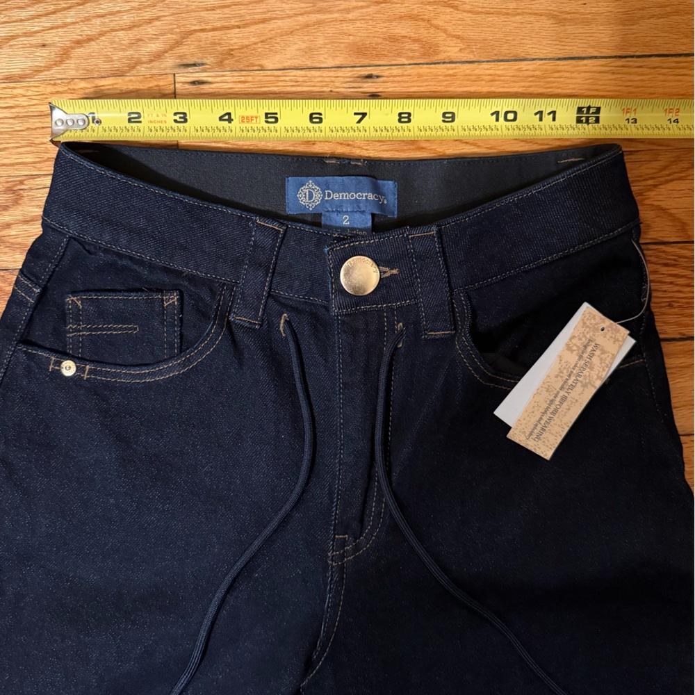 Democracy Women's Blue Wide-Leg Jeans - Picture 10 of 10